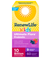 Ultimate Flora Kids Probiotics 10 Billion - 60 Chewable Tablets